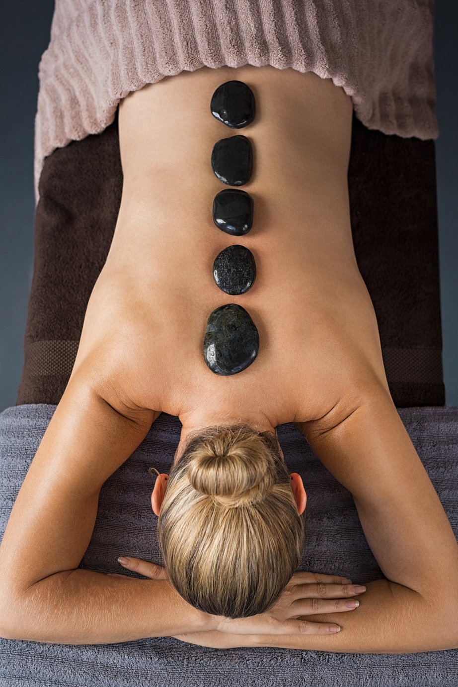 Hot Stone Massage at Spa